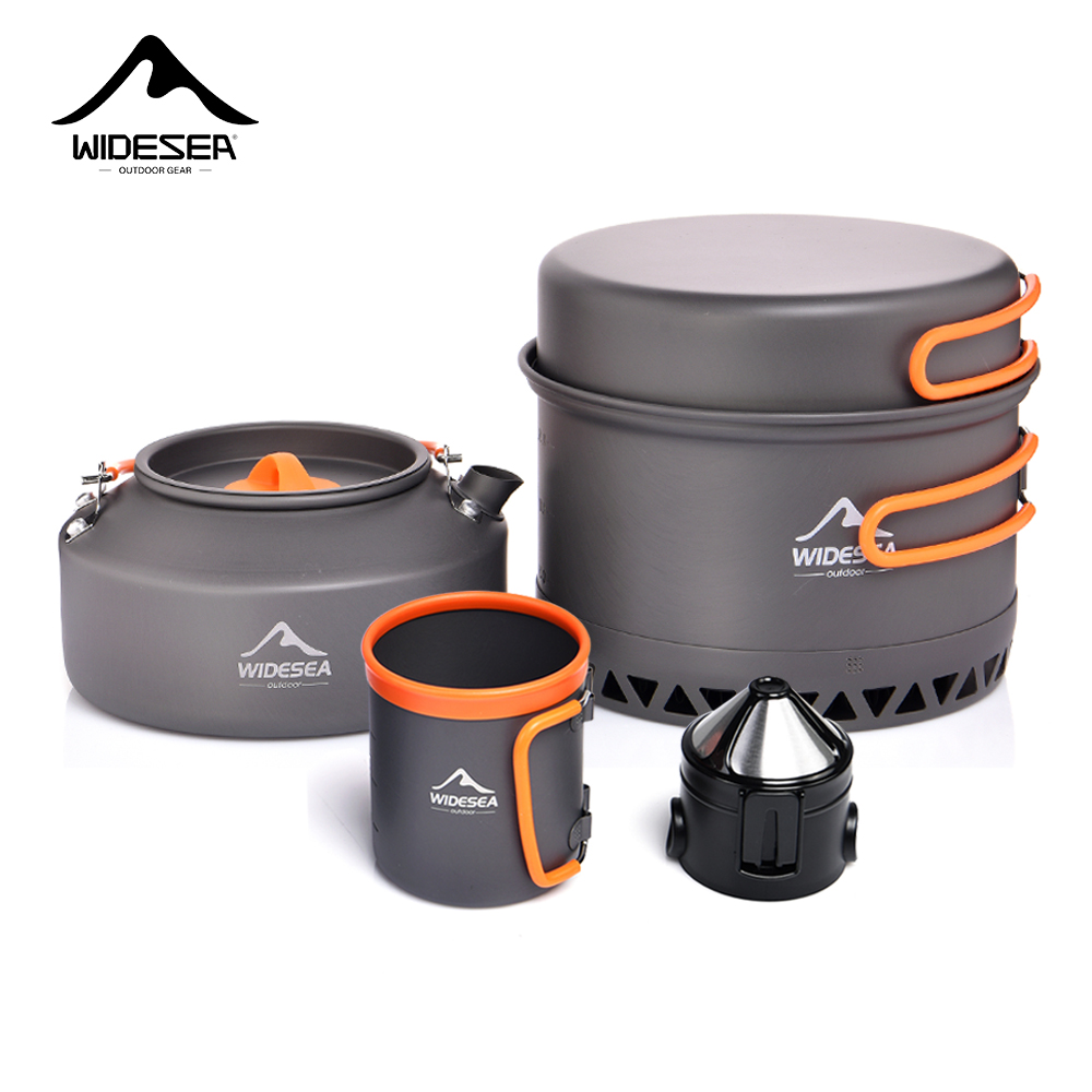 Camping Cooking Utensils - Camping Tableware Outdoor Cookware Set Pots