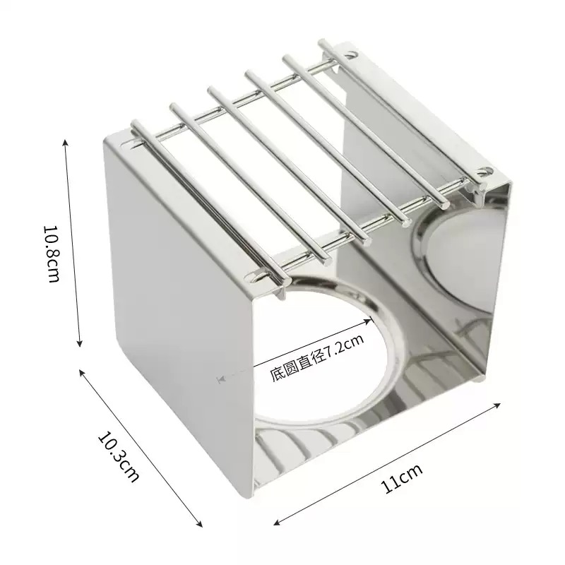 Camping Cooking Utensils - Stainless Steel Square Coffee Stove Stand