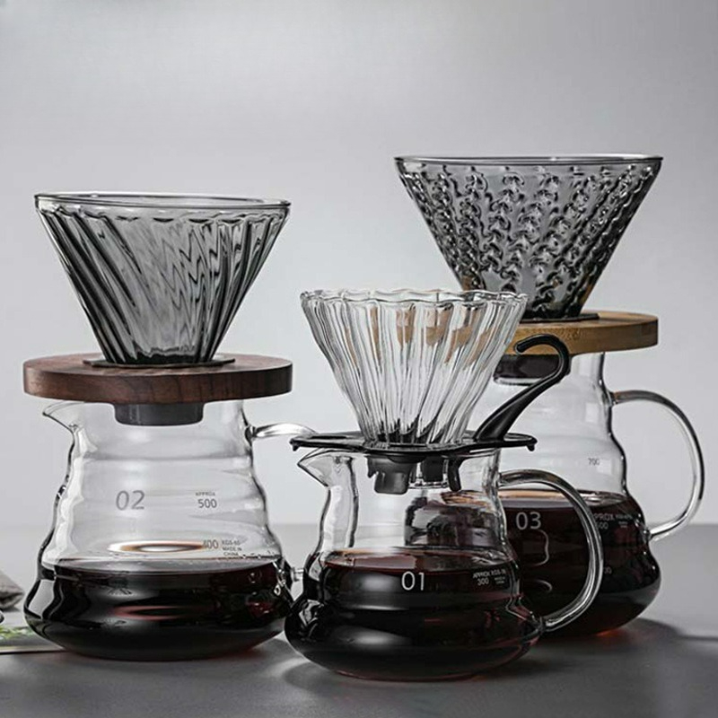Camping Cooking Utensils - Pour Over Coffee Maker Set High-Heat