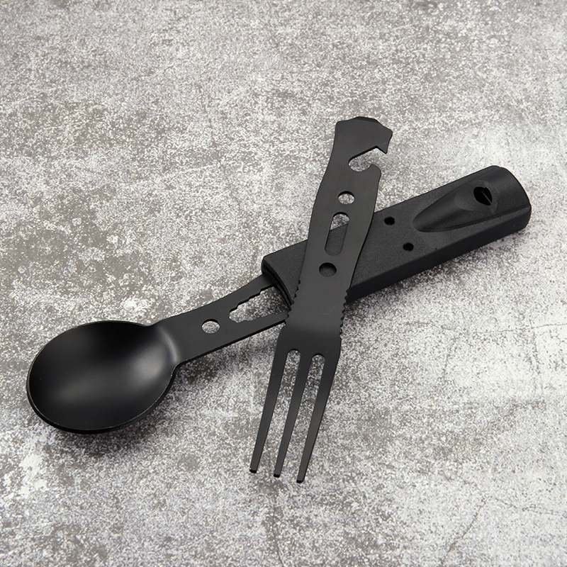 Stainless Steel Camping Cutler - Camping Cooking And Eating recension och pris