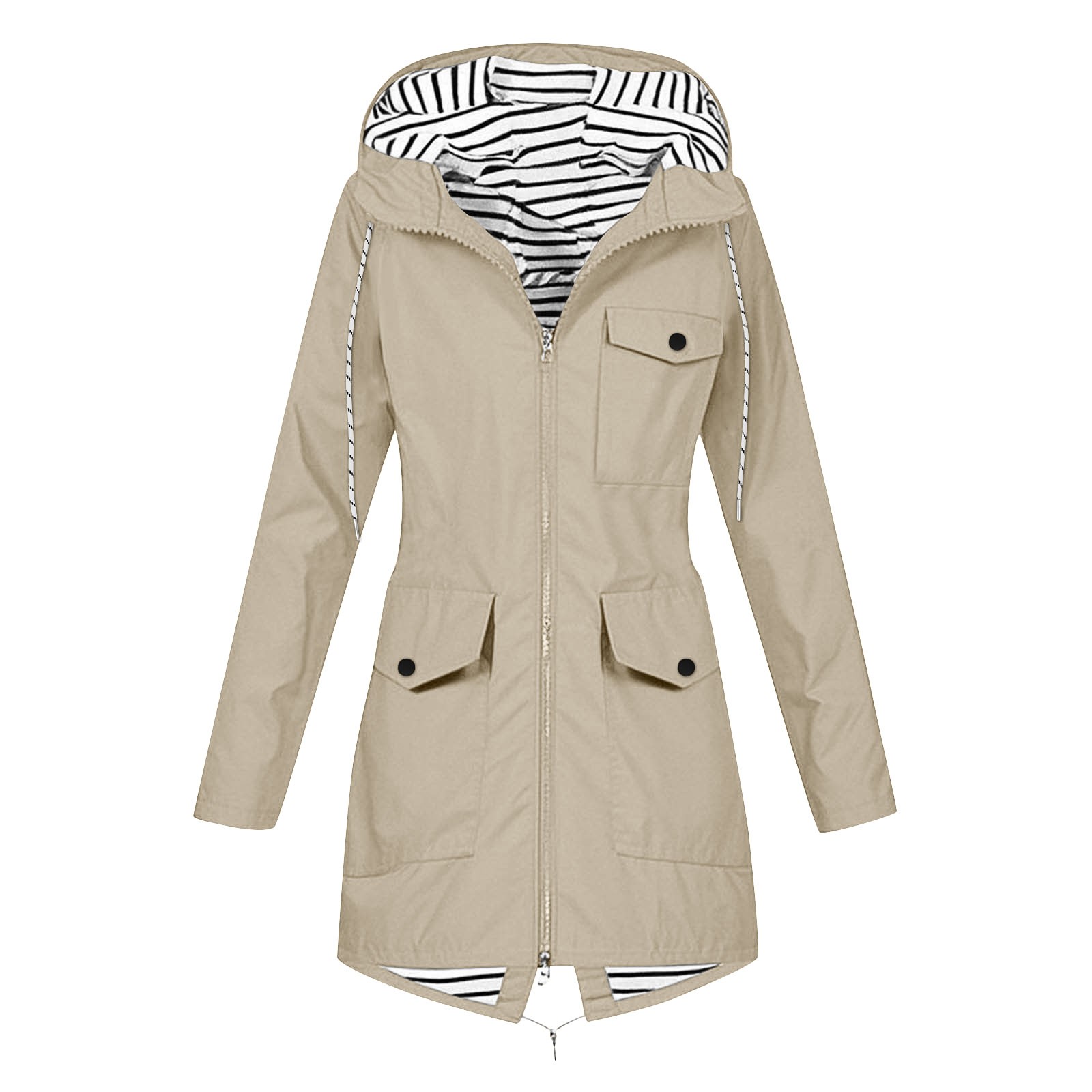 Women's Zip-up Hooded Jacket O - Camping Cooking Windbreak recension och pris