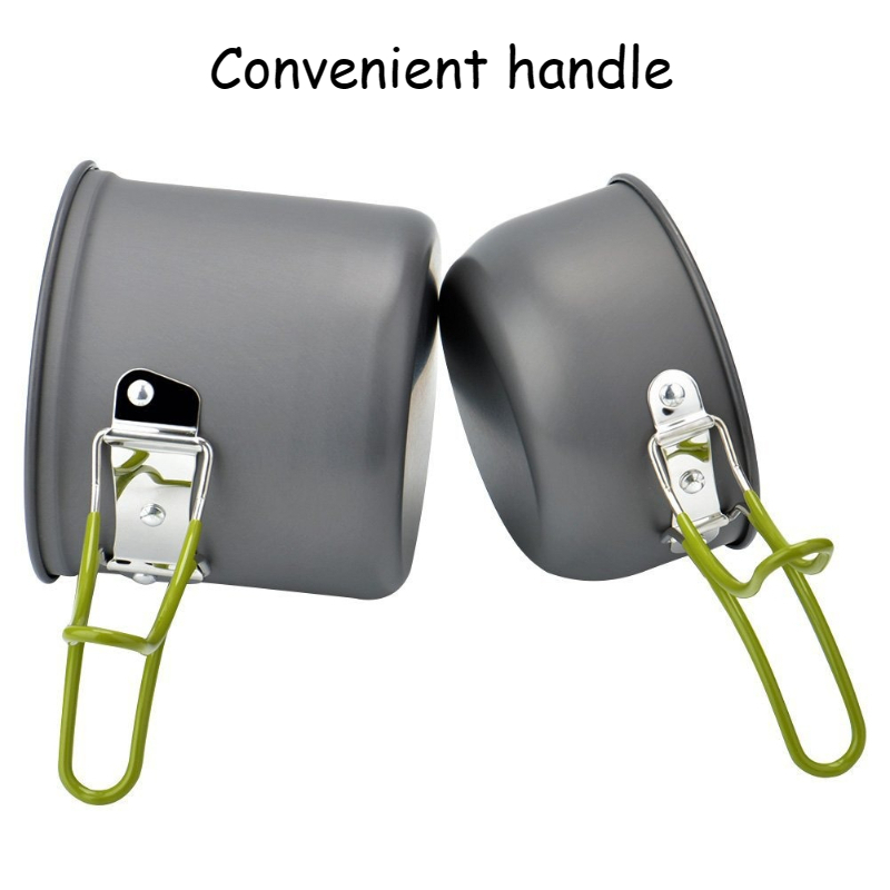 Outdoor Portable Camping Cookw - Camping Lightweight Cooking Pot recension och pris
