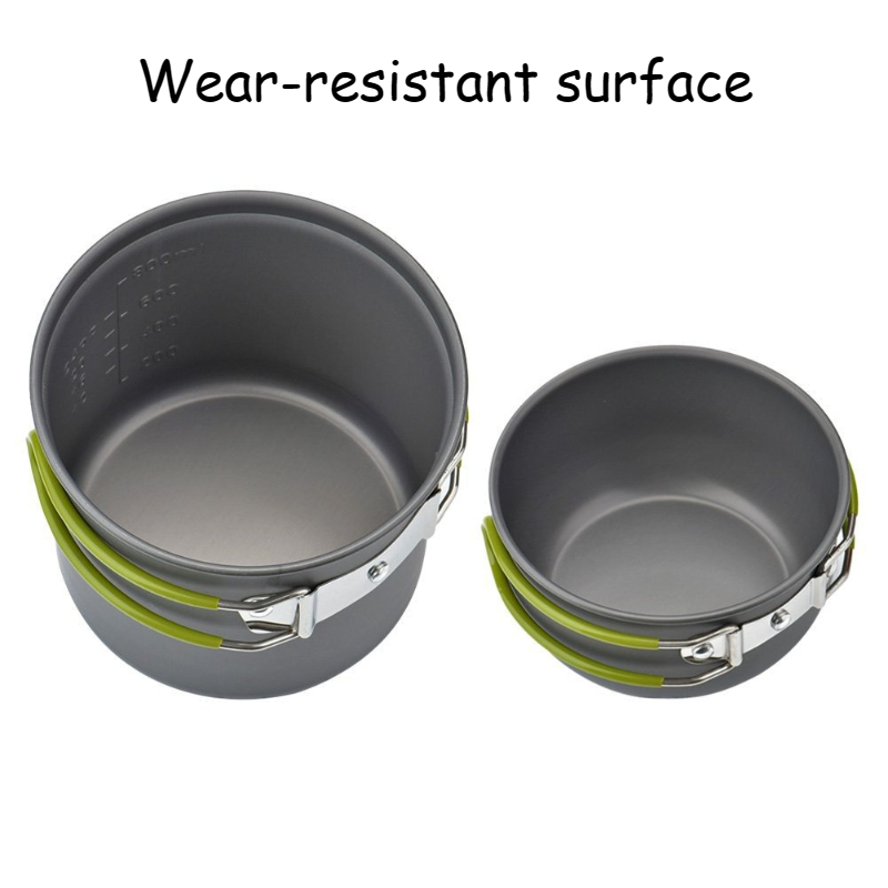 Outdoor Portable Camping Cookw - Camping Lightweight Cooking Pot recension och pris