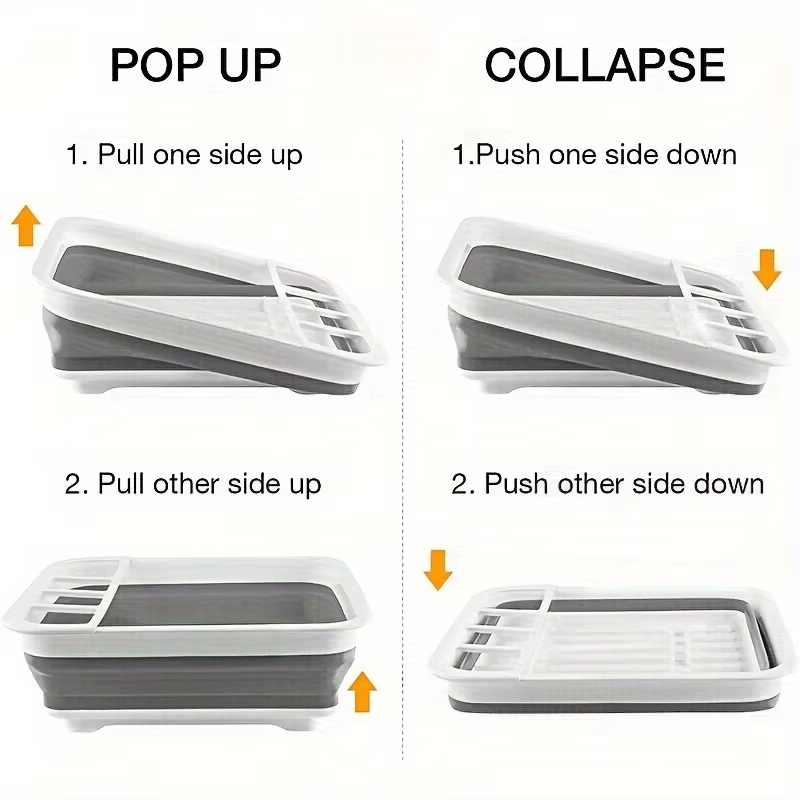 Collapsible Dish Drying Rack w - Camping Cooking And Eating recension och pris