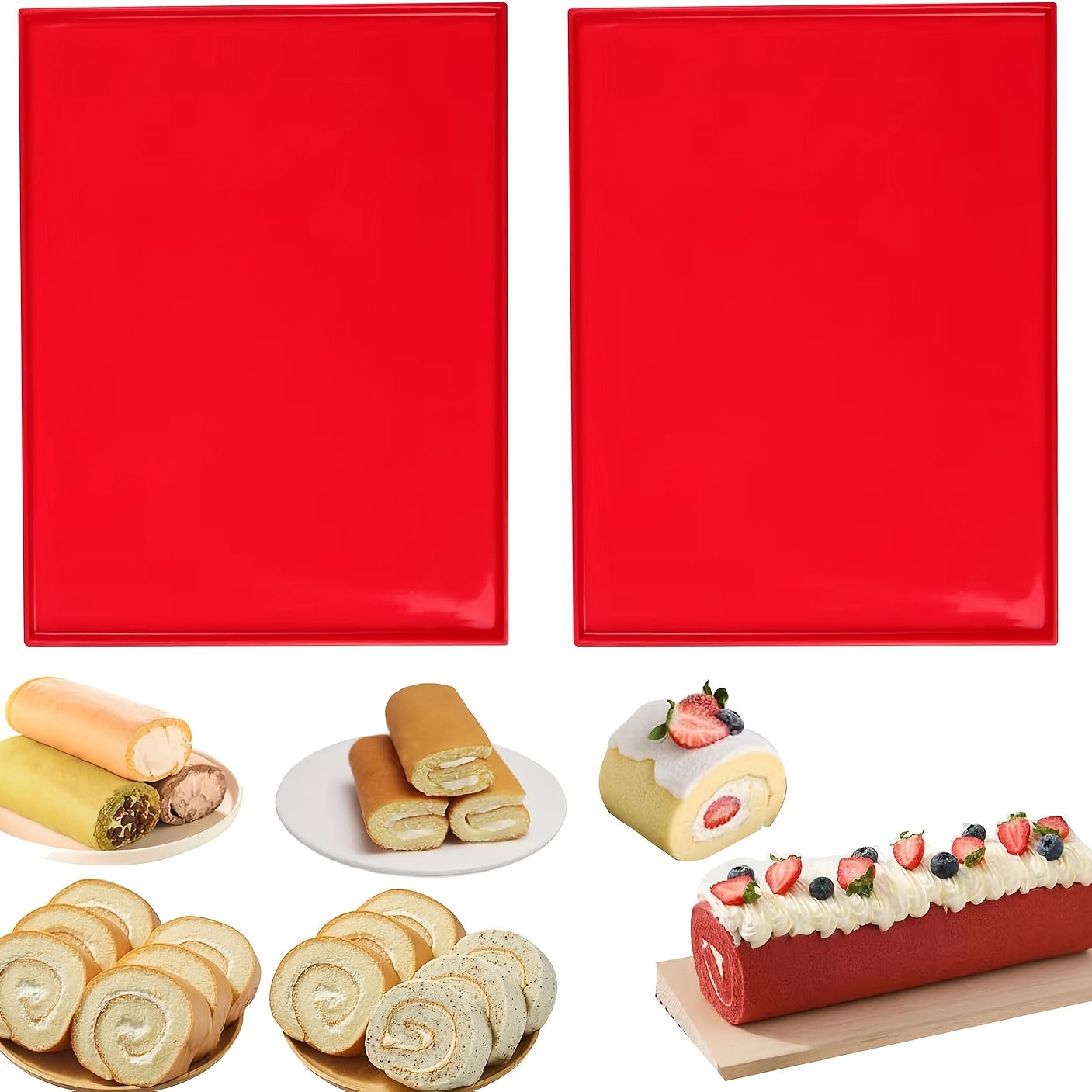 2 Silicone Baking Mats for Swi - Camping Cooking Mat recension och pris