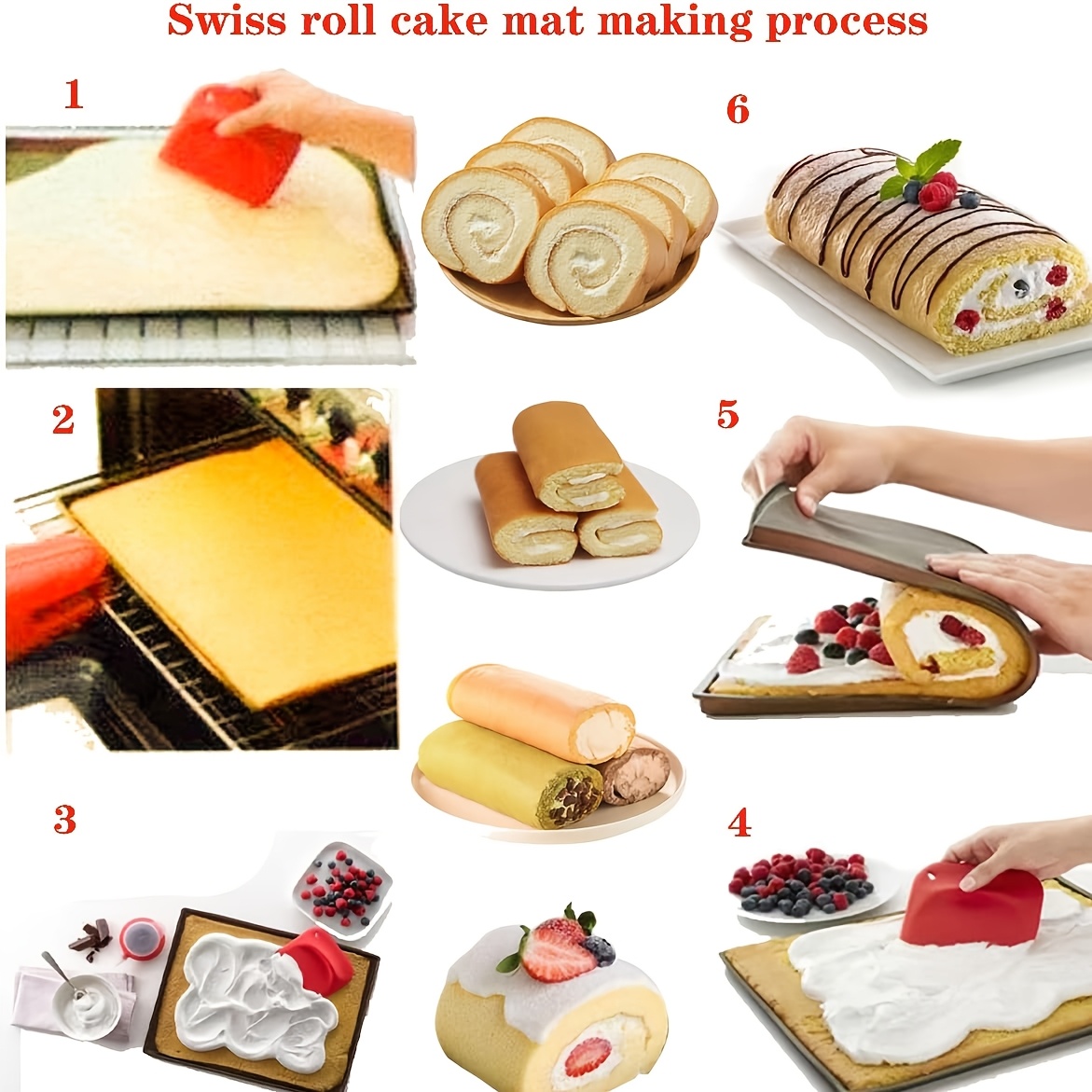 2 Silicone Baking Mats for Swi - Camping Cooking Mat recension och pris