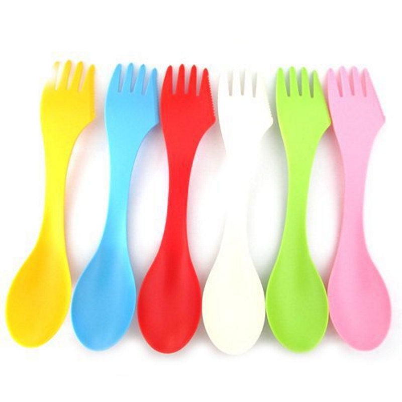 6PCS 3-in-1 Camp Utensils Set  - Camping Cooking And Eating recension och pris