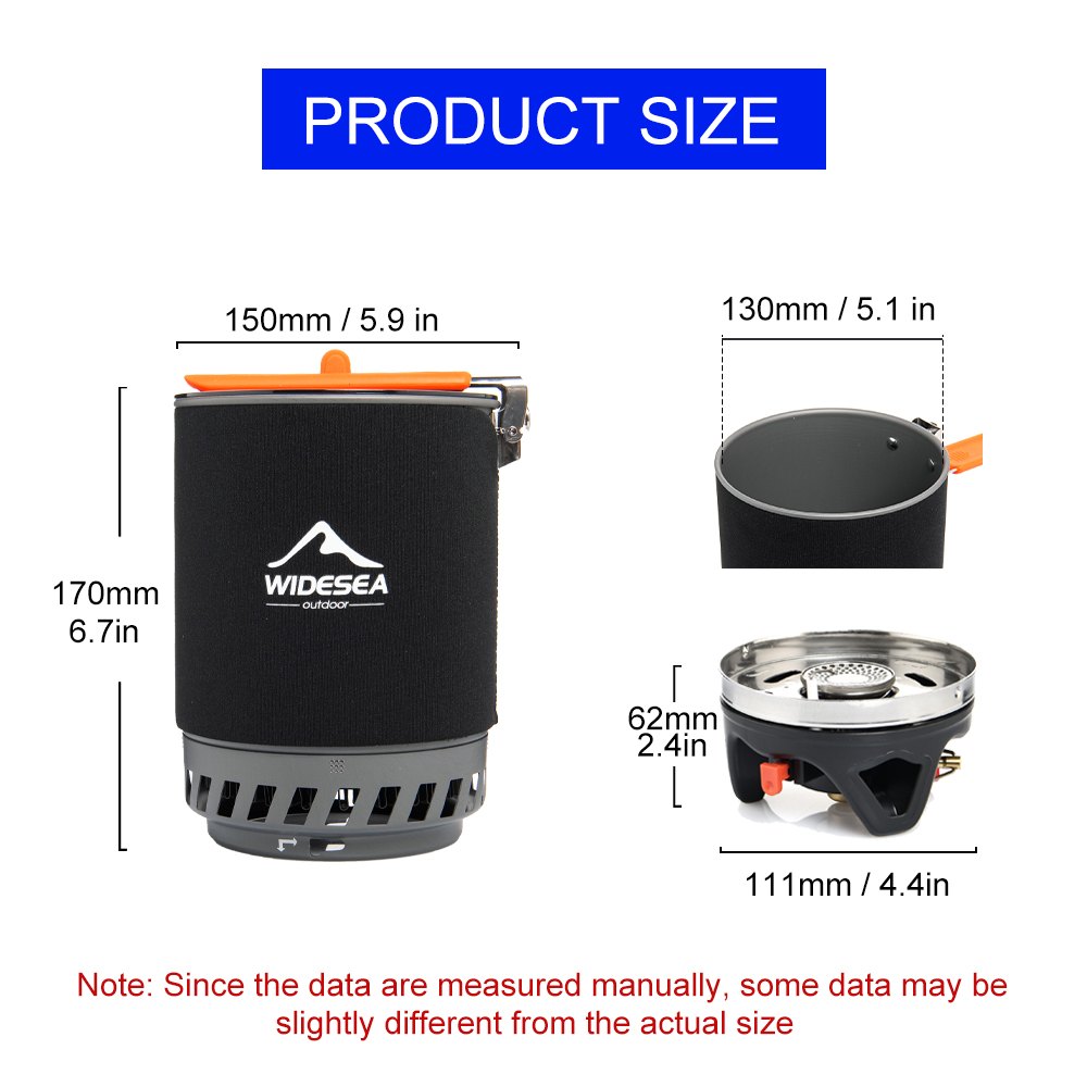 Widesea Camping Cooking System - Camping Cooking Cup recension och pris