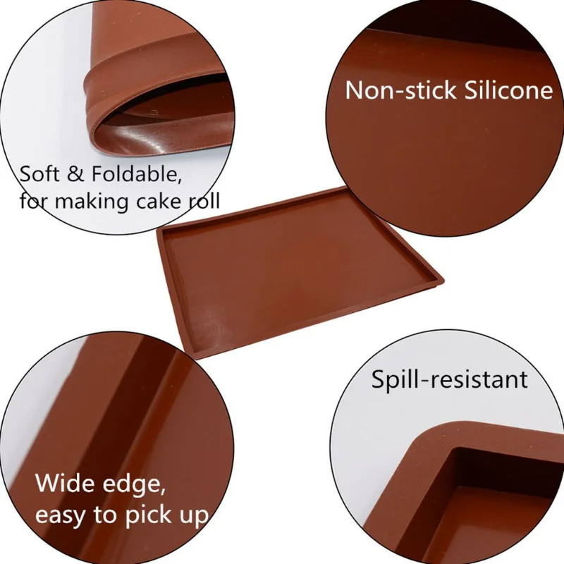 Kitchen Silicone Baking Mat Ca - Camping Cooking Mat recension och pris