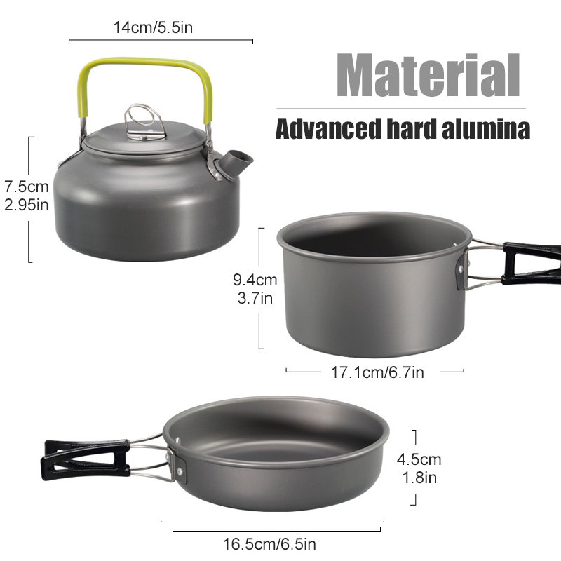 WESTTUNE Camping Cookware Kit  - Camping Cooking And Eating recension och pris