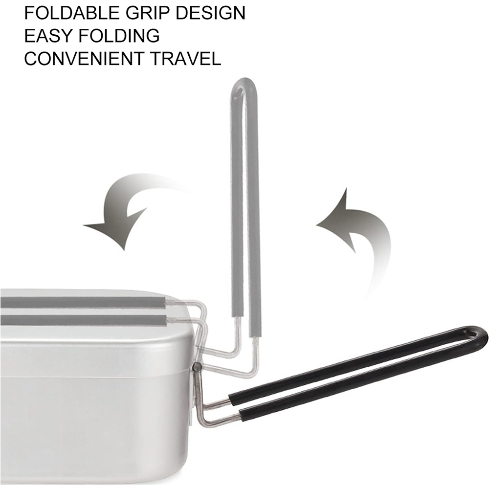 800ML Aluminum Lunch Boxes Out - Camping Cooking And Eating recension och pris