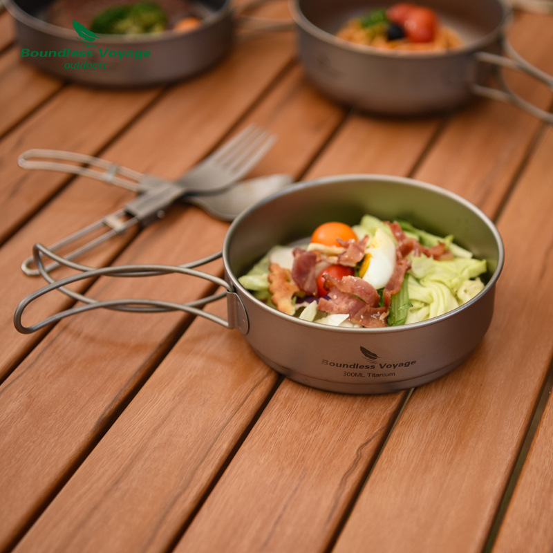 Pure Titanium Folding Handle P - Camping Lightweight Cooking Pot recension och pris
