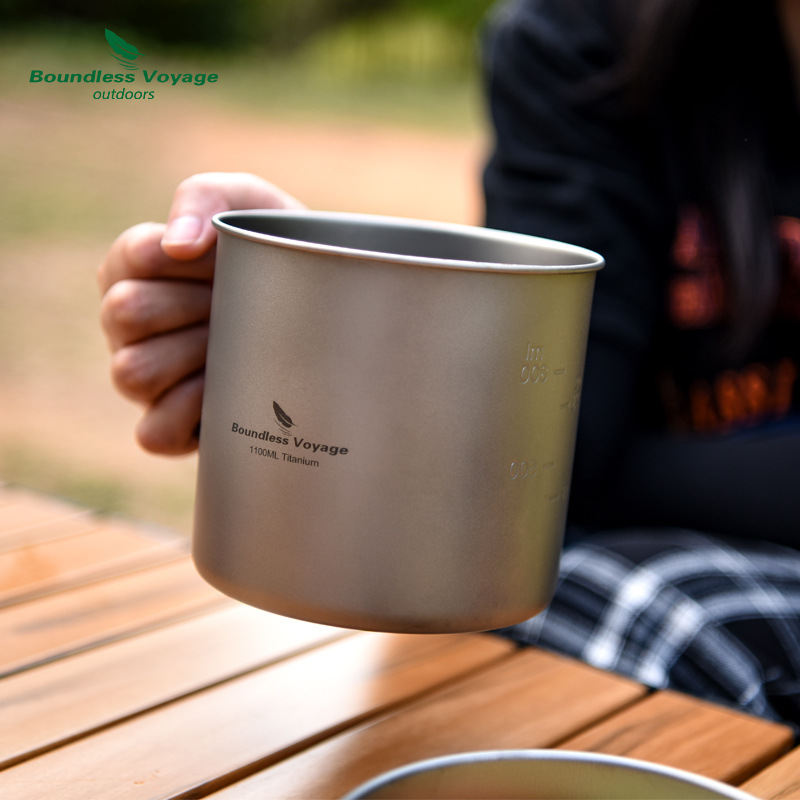 Pure Titanium Folding Handle P - Camping Lightweight Cooking Pot recension och pris