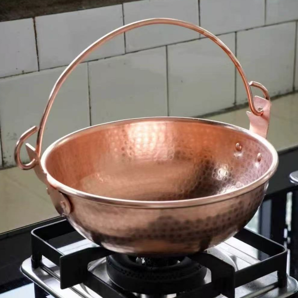 Vintage Copper Hanging Pot,Out - Camping Cooking Utensils recension och pris