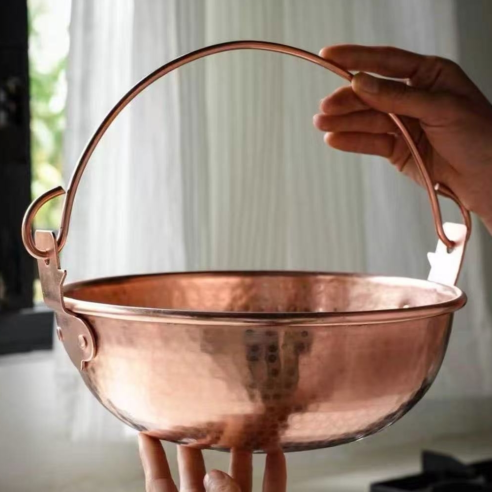 Vintage Copper Hanging Pot,Out - Camping Cooking Utensils recension och pris