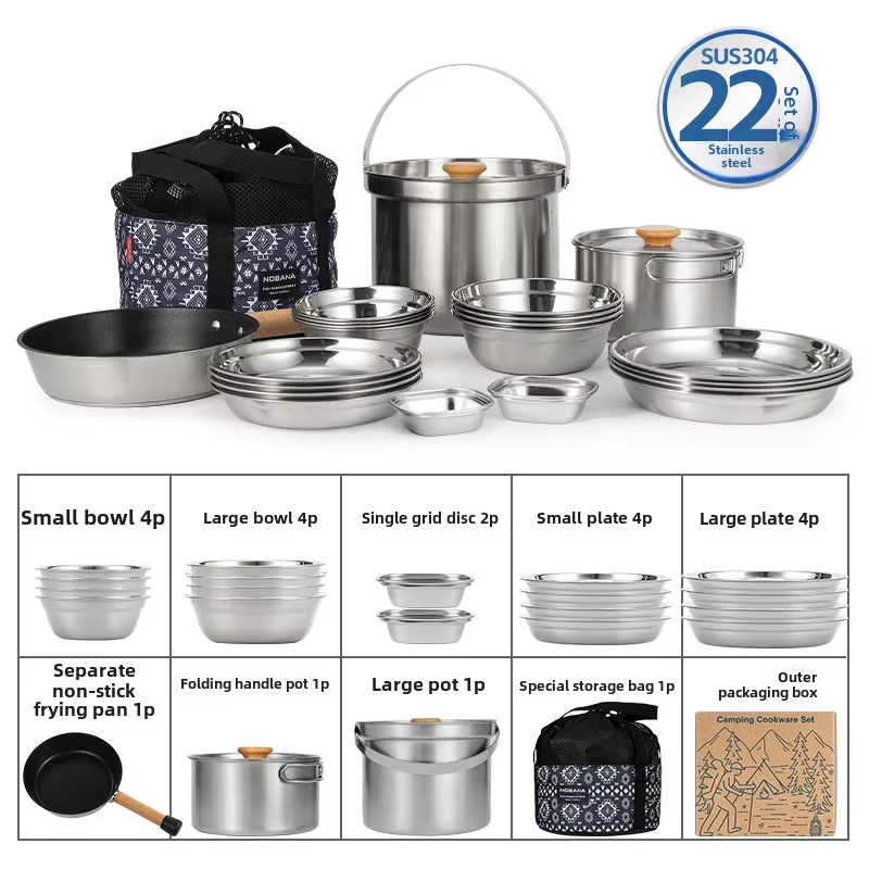 NOBANA Newest Outdoor Stainles - Camping Cooking Unit recension och pris