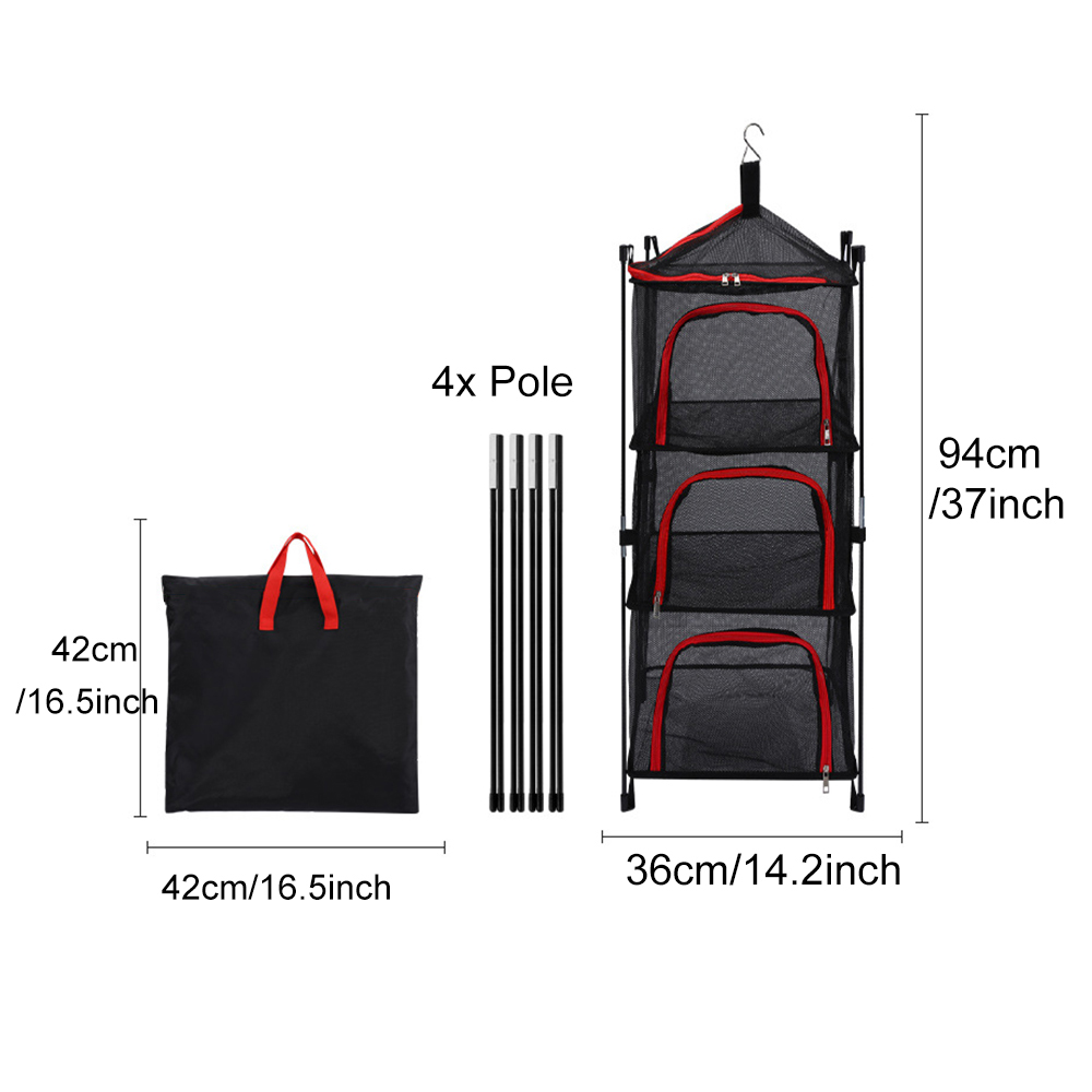 Camping Storage Drying Net 3 L - Camping Cooking And Eating recension och pris