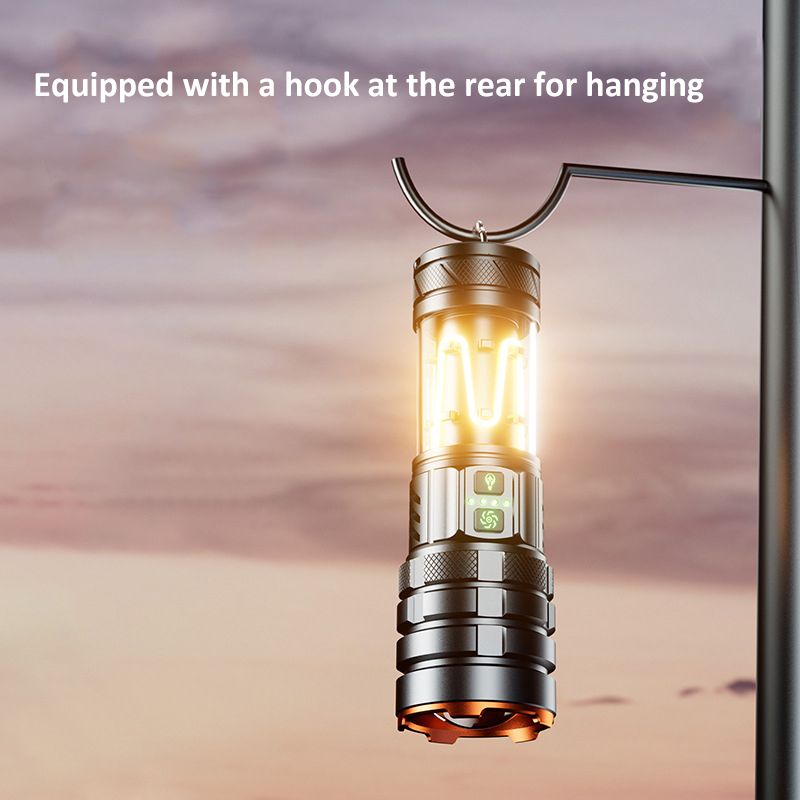 Outdoor Long Range Flashlight  - Camping Cooking Fish recension och pris