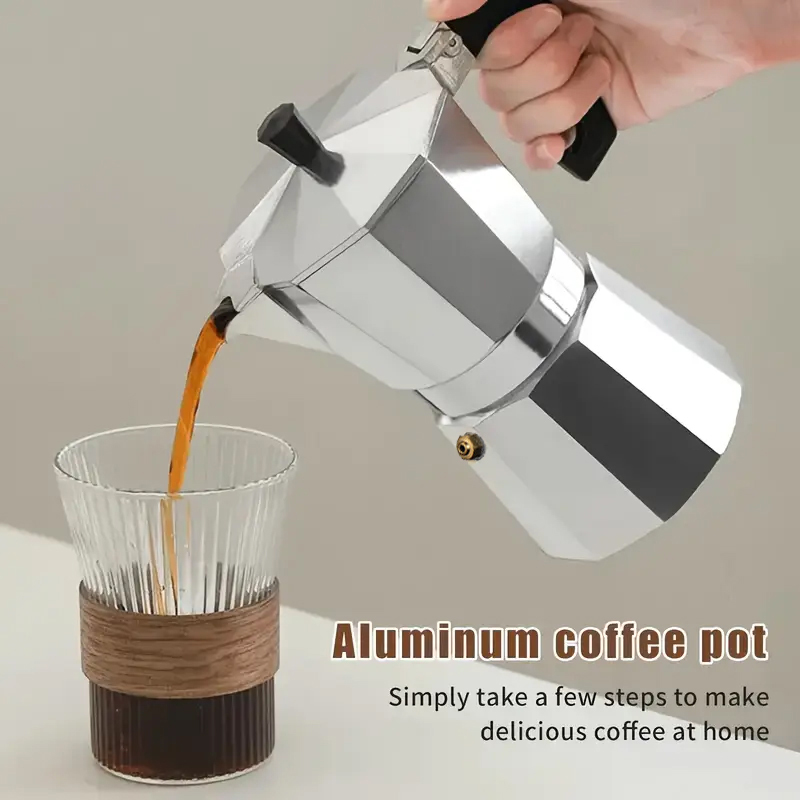 Classic Aluminum Moka Pot 50-3 - Camping Cooking Utensils recension och pris