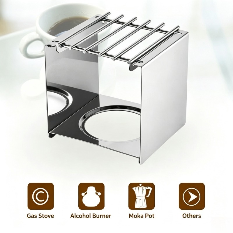 Stainless Steel Square Coffee  - Camping Cooking Utensils recension och pris