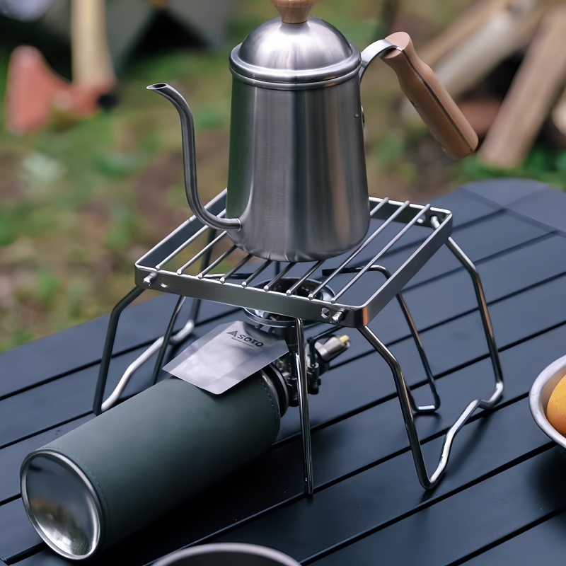 SSUNTAK Foldable Stainless Ste - Camping Lightweight Cooking Pot recension och pris