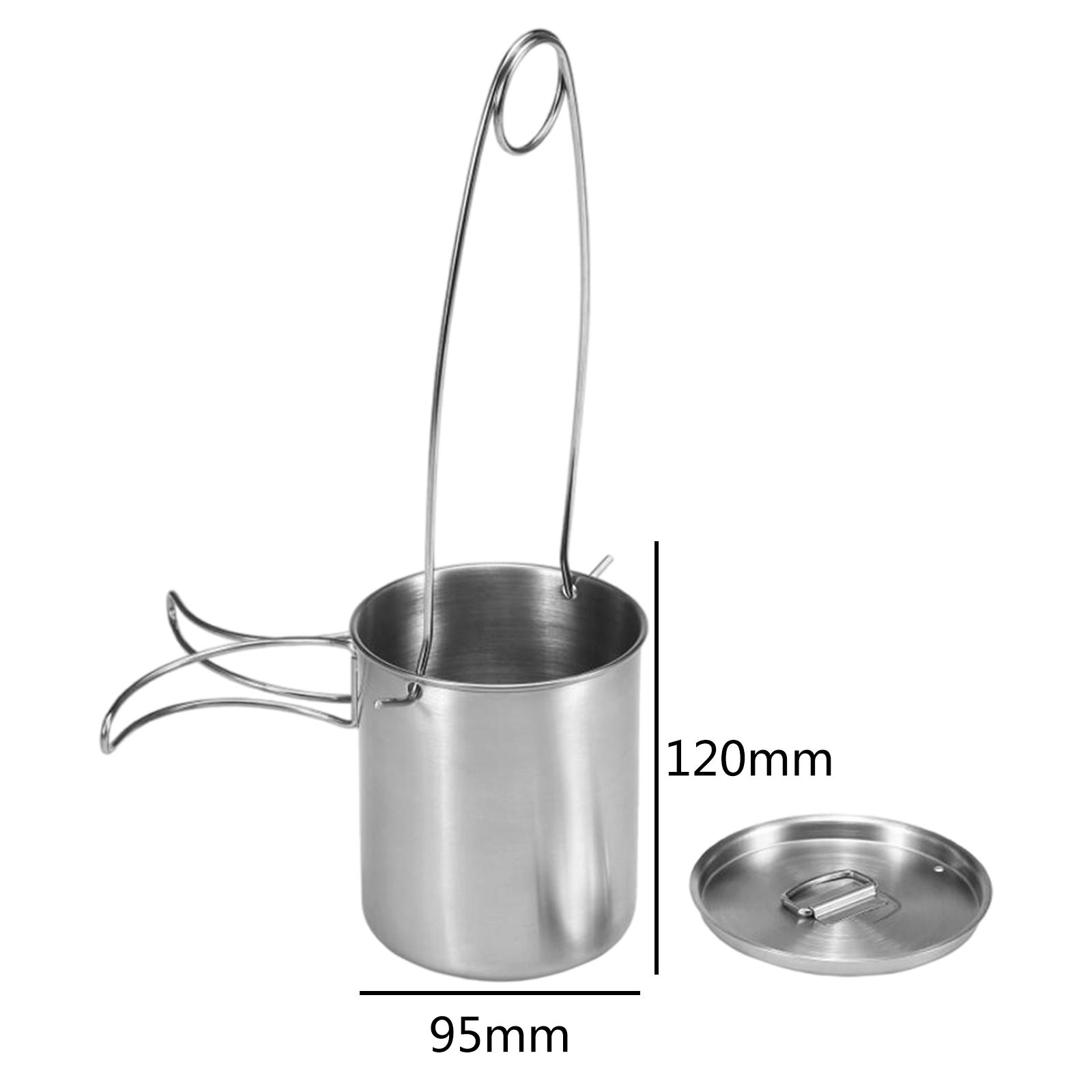 Portable Camping Cups Mug Pot  - Camping Cooking Cup recension och pris