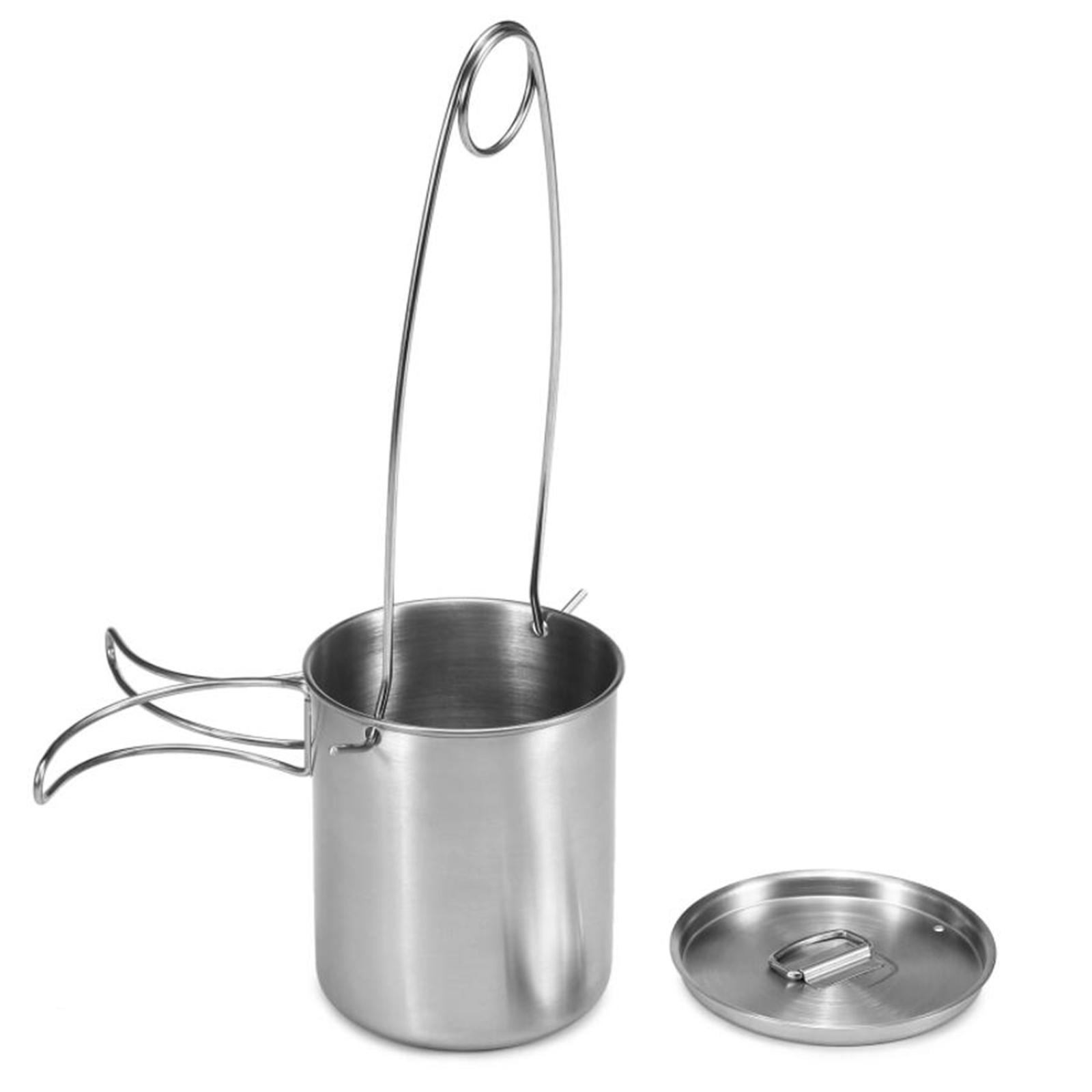 Portable Camping Cups Mug Pot  - Camping Cooking Cup recension och pris
