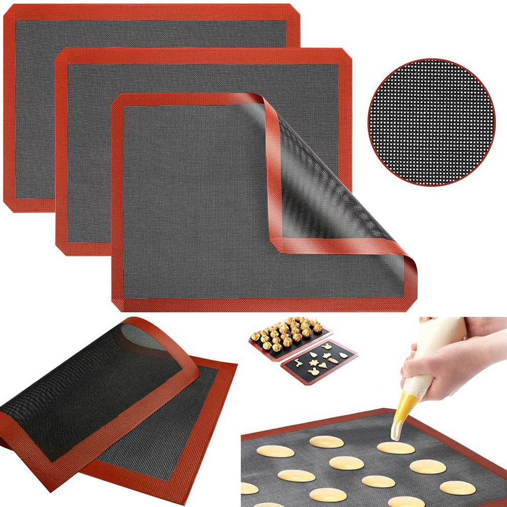 1PC Reusable Silicone Baking M - Camping Cooking Mat recension och pris