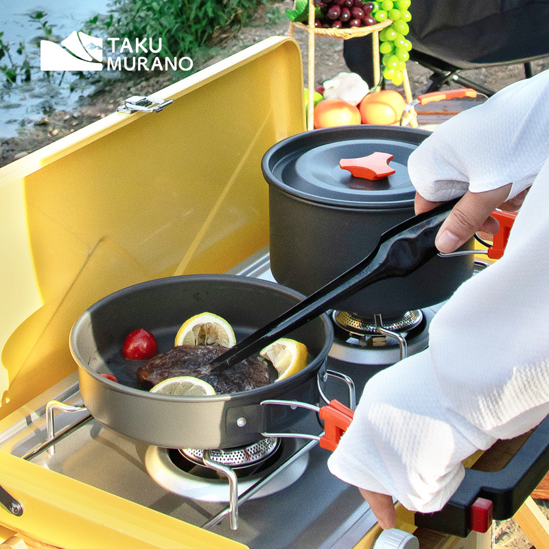 Camping Cookware Set Outdoor C - Camping Cooking Unit recension och pris