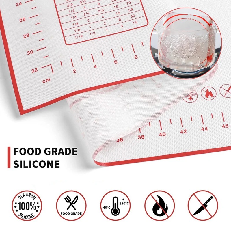 Silicone Baking Mat Kneading P - Camping Cooking Mat recension och pris