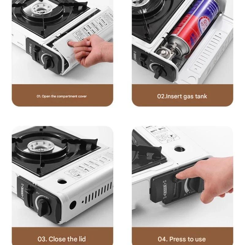 2025Portable Outdoor Cassette  - Camping Lightweight Cooking Pot recension och pris