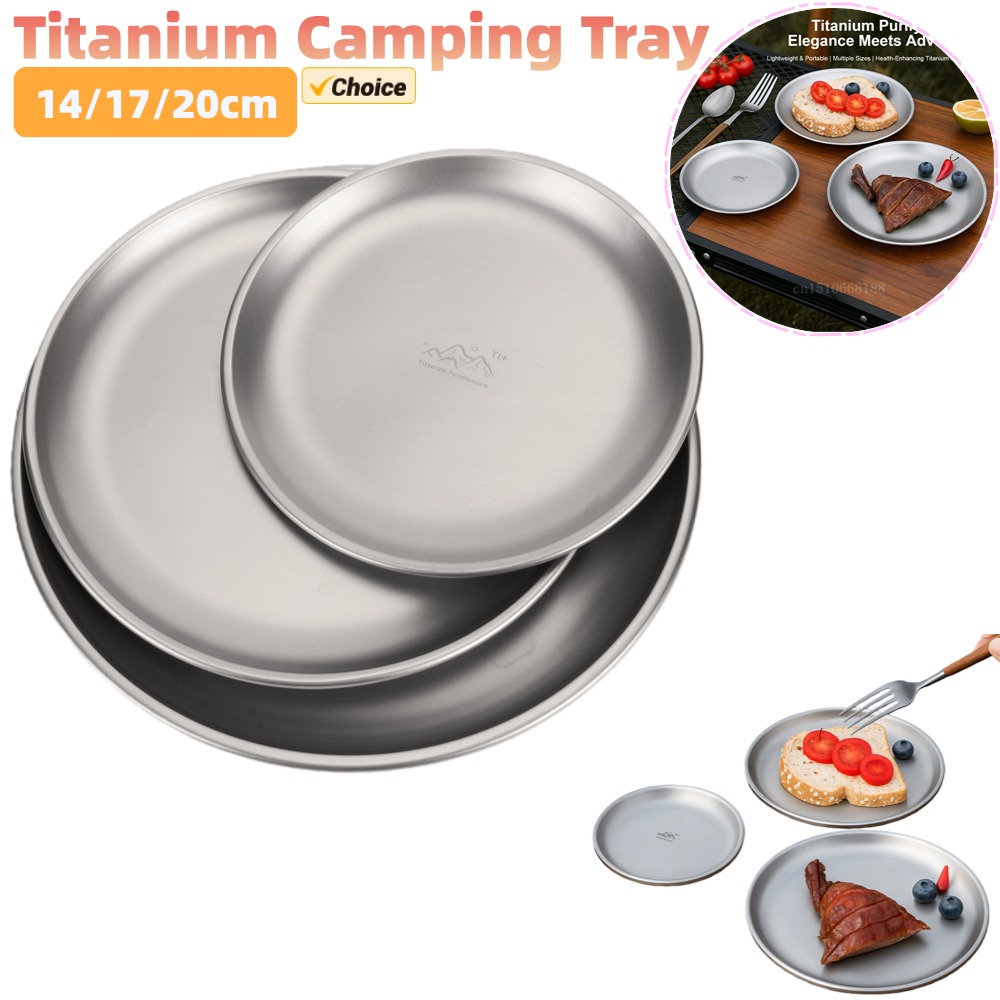 14/17/20cm Titanium Camping Pl - Camping Cooking Cup recension och pris
