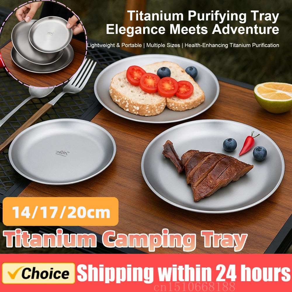 14/17/20cm Titanium Camping Pl - Camping Cooking Cup recension och pris