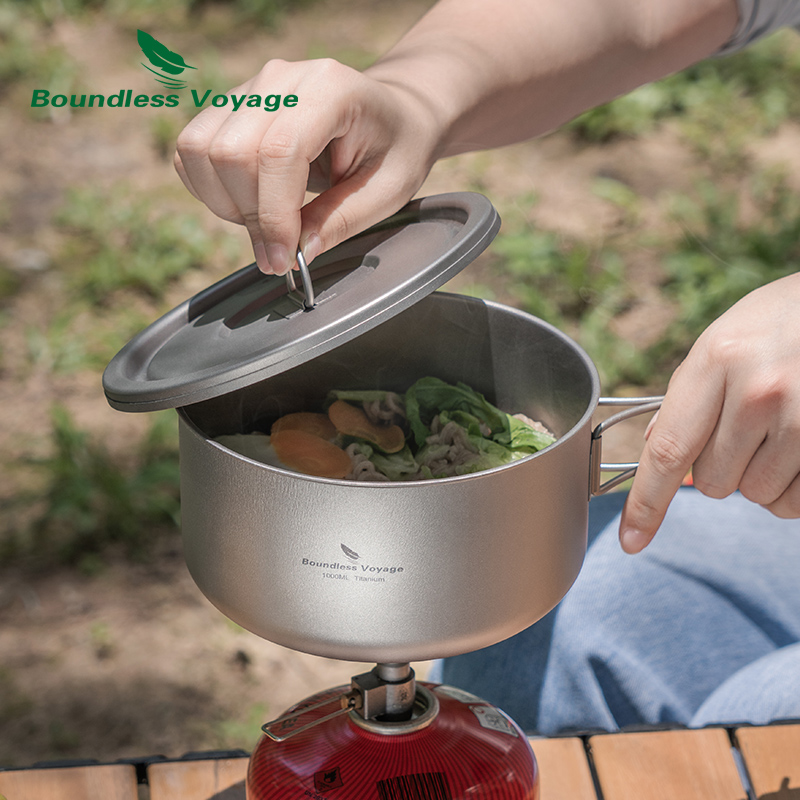 Boundless Voyage Titanium Camp - Camping Cooking Utensils recension och pris