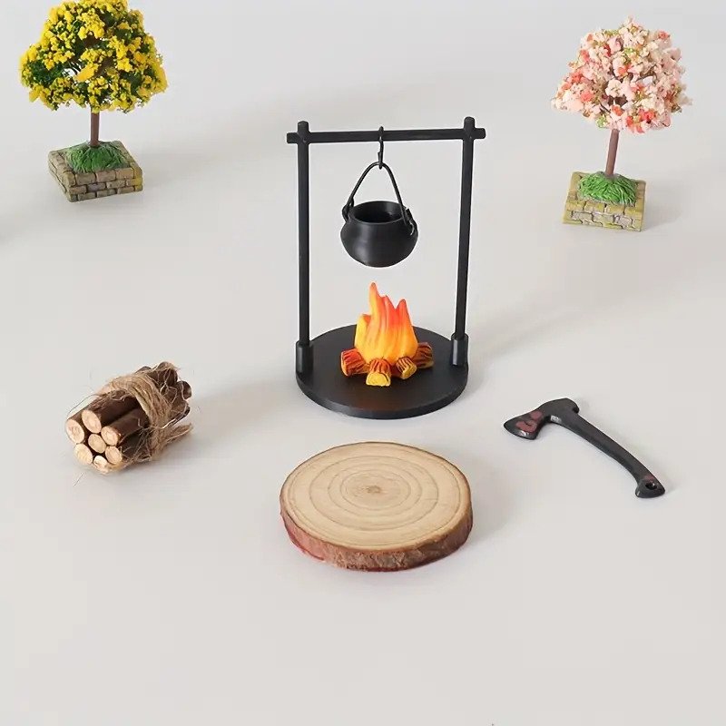 Mini Campfire Hanging Stove Po - Camping Cooking Utensils recension och pris