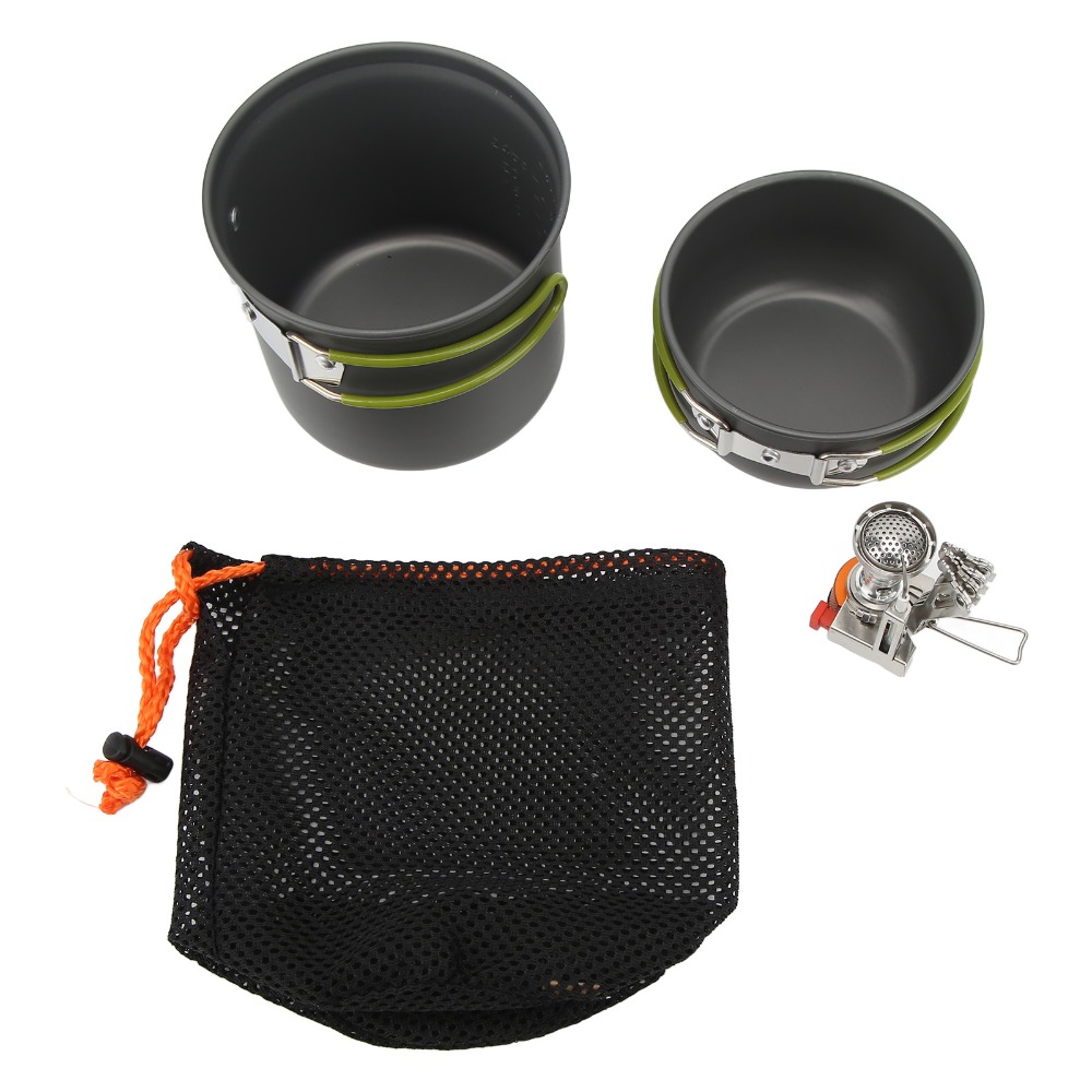 Alumine Camping Cooking Set Hi - Camping Lightweight Cooking Pot recension och pris