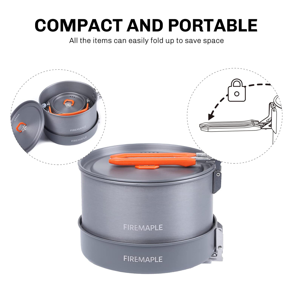 Fire Maple Camping Cookware Ut - Quechua Camping Cooking Set recension och pris