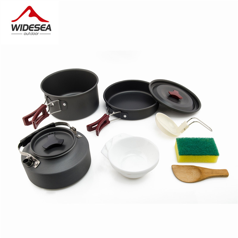Widesea Camping Cookware Set O - Quechua Camping Cooking Set recension och pris