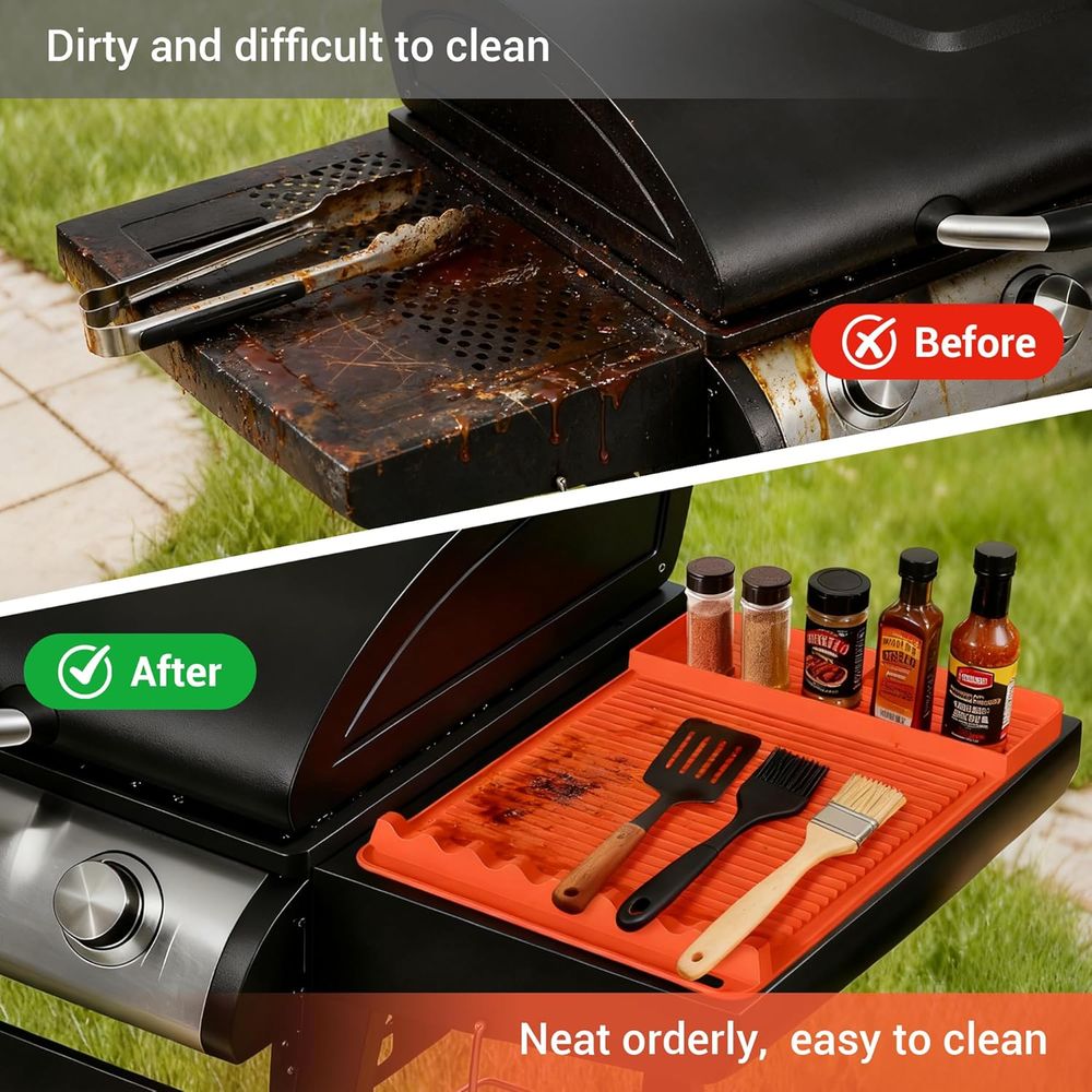 Heat Resistant Silicone Grill  - Camping Cooking Mat recension och pris