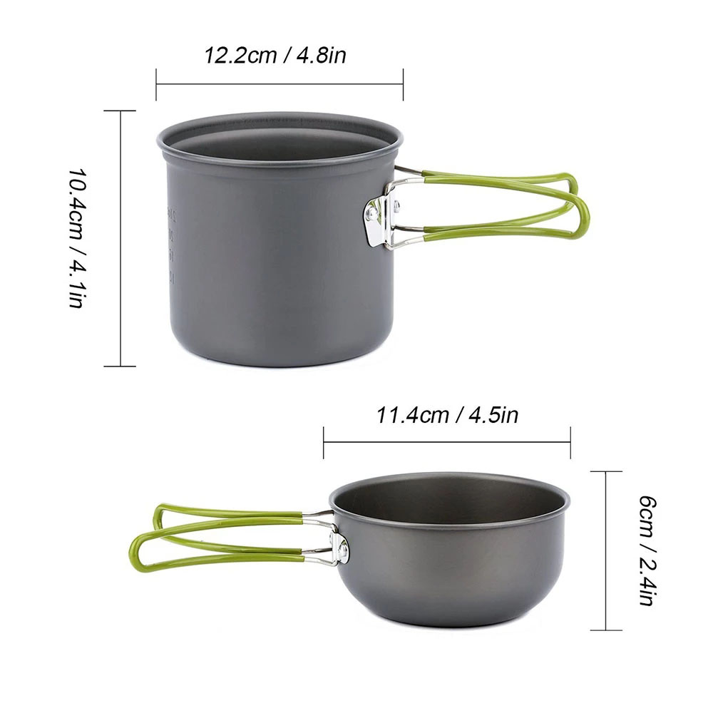 Camping Cookware Kit with Stov - Camping Cooking Unit recension och pris