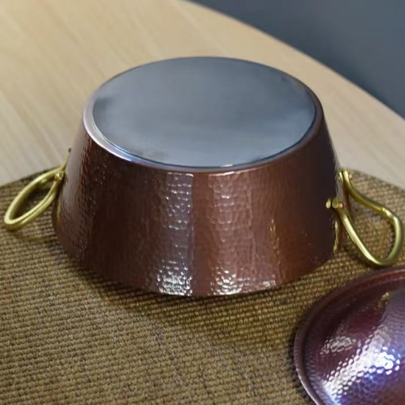 Handcrafted Vintage Copper Pot - Camping Cooking Utensils recension och pris
