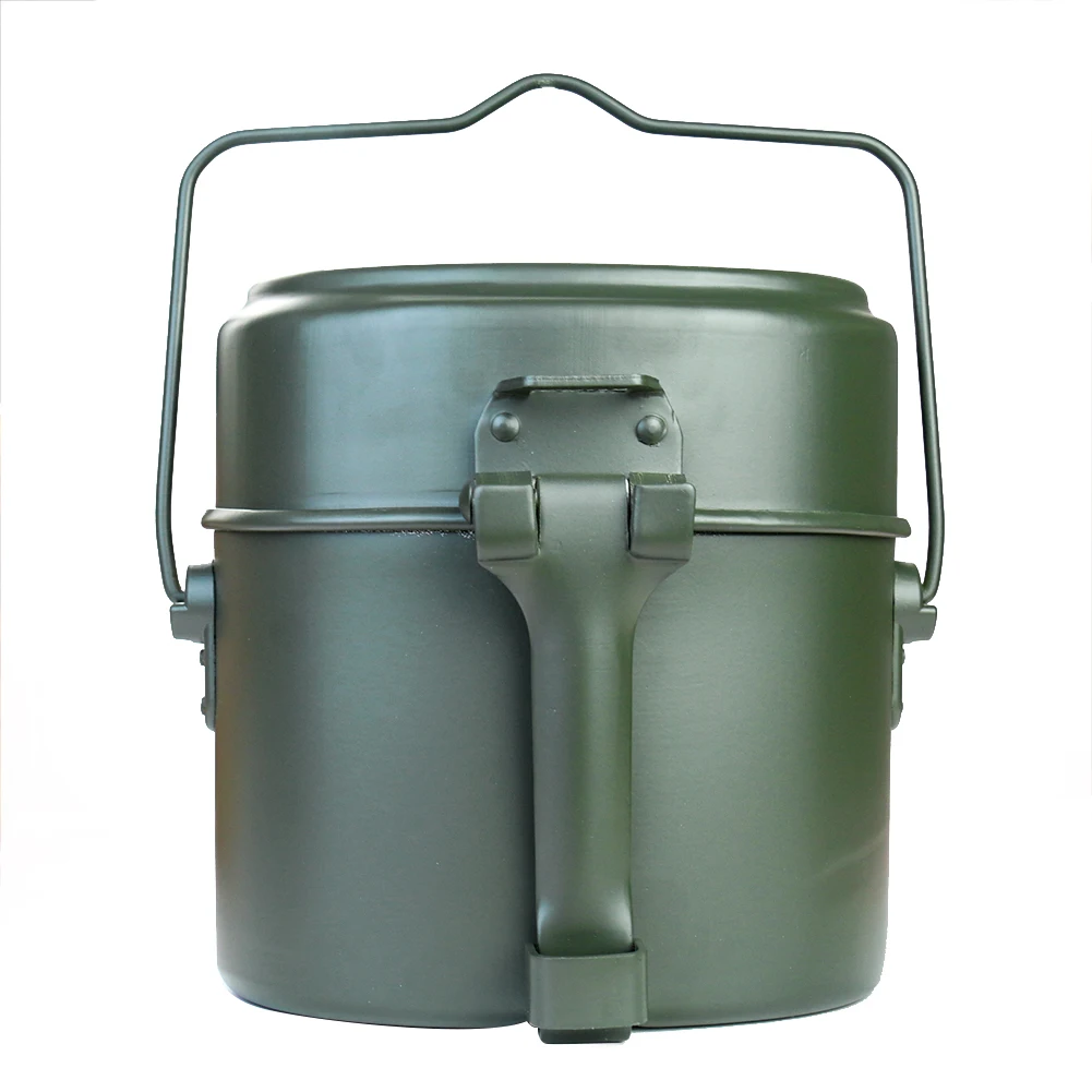 Portable Alloy Pot and Bowl Lu - Camping Lightweight Cooking Pot recension och pris