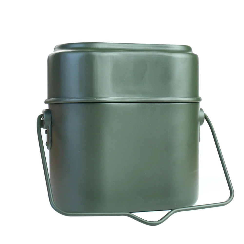 Portable Alloy Pot and Bowl Lu - Camping Lightweight Cooking Pot recension och pris
