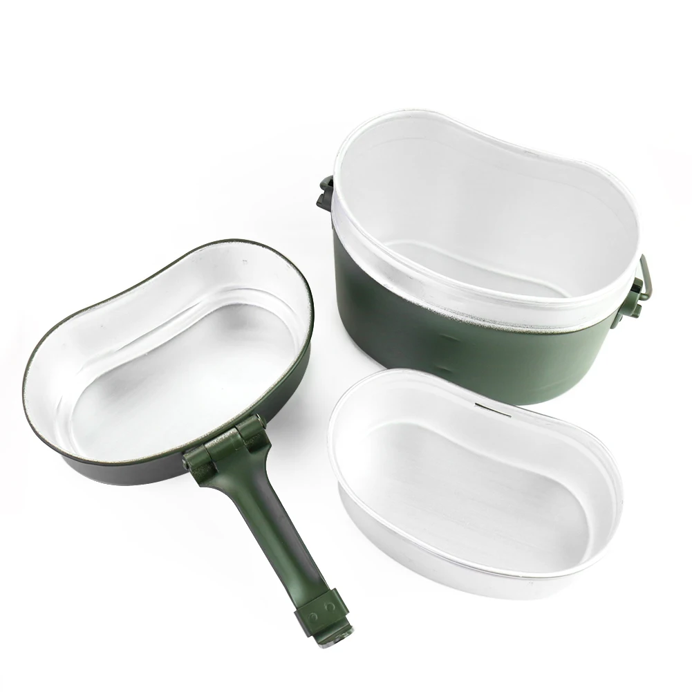 Portable Alloy Pot and Bowl Lu - Camping Lightweight Cooking Pot recension och pris